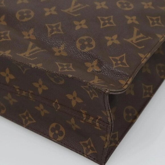 LOUIS VUITTON Monogram Sac Plat Hand Bag M51140 LV Auth 120846 - Picture 4 of 16